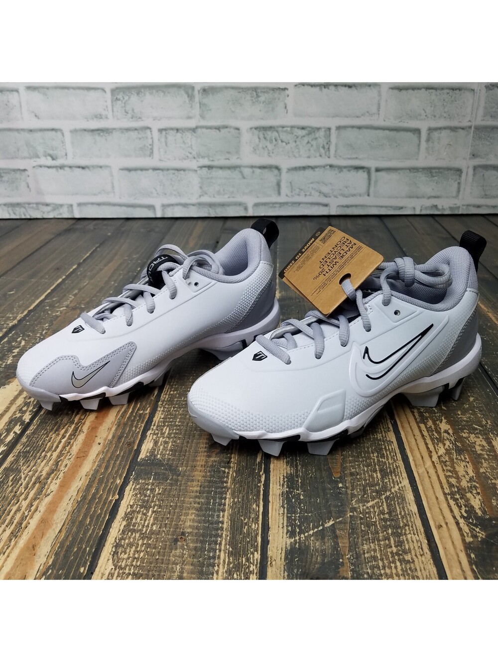 Nike Force Trout 9 Keystone Black/White Baseball Cleats FB9731-001 Youth 2.5Y